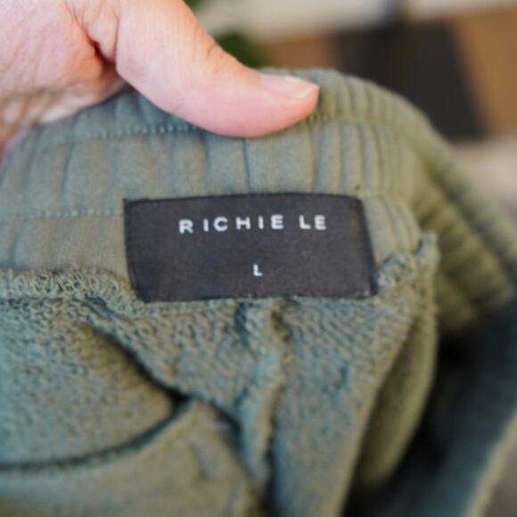 Richie Le Drawstring Elastic Waist Sweatpants Vintage Gray‎ Womens Size Large - Picture 4 of 6